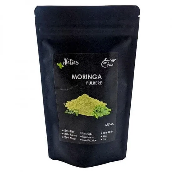 Moringa pulbere, 125g, Sanoviva Farma — preț și oferte