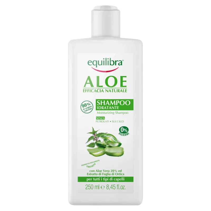 Equilibra Aloe, șampon hidratant, aloe vera, 250 ml — preț și oferte