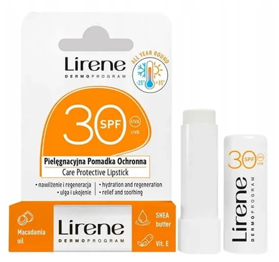 Ruj de protecție Lirene Lipstick SPF 30, 4.6 g — preț și oferte