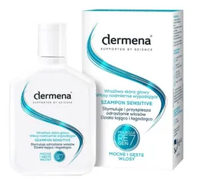 Dermena, Șampon sensibil pentru scalp sănătos, căderea excesivă a părului, 200 ml