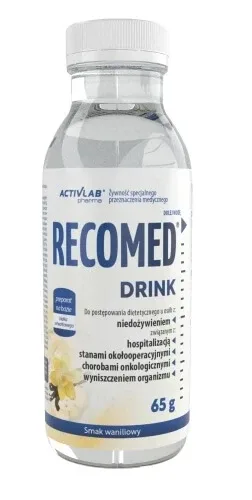 Recomed ActivLab Pharma Drink aromă de vanilie, 65 g — preț și oferte