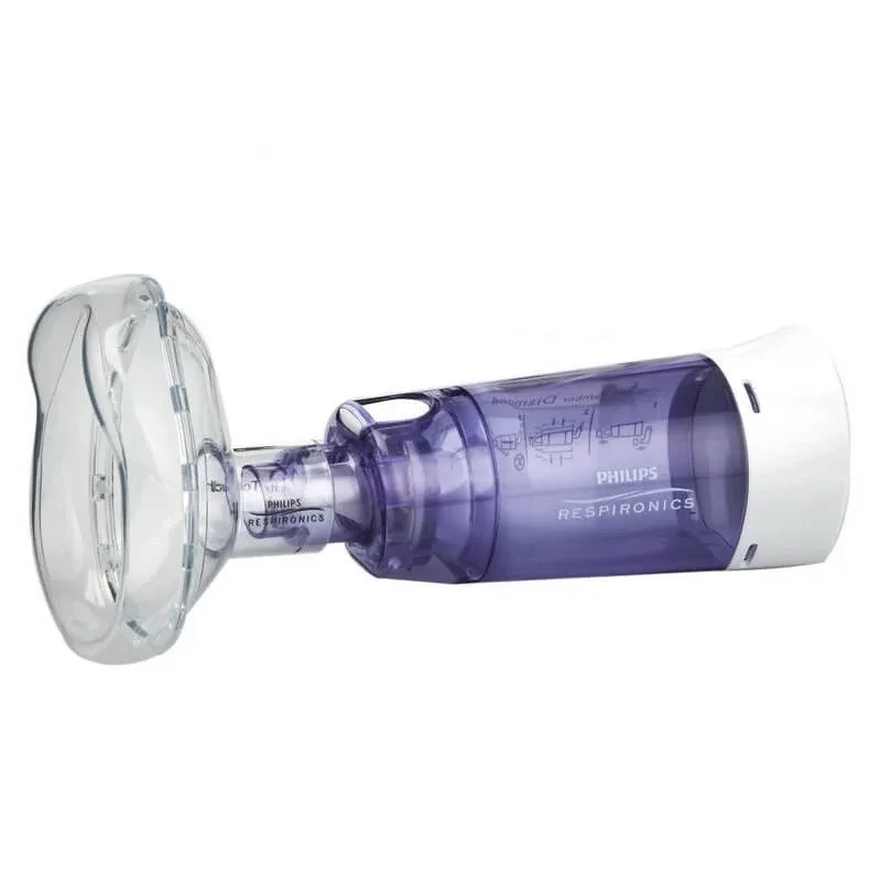 Philips OptiChamber Diamond, cameră de inhalare, antistatică, cu mască medie pentru copii de 1-5 ani — preț și oferte