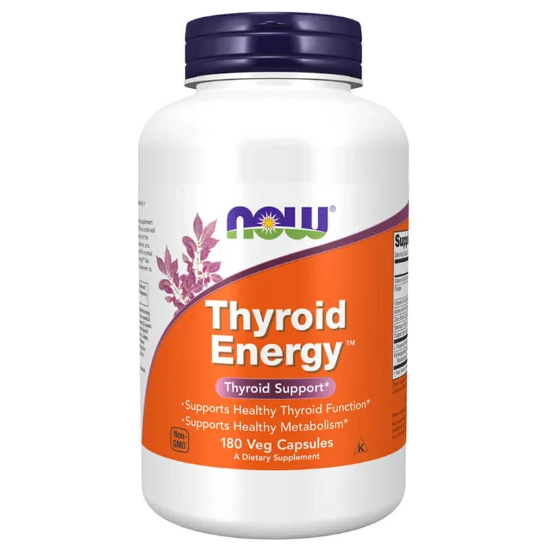Now Foods Thyroid Energy, 180 capsule vegetariene — preț și oferte