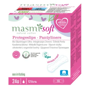 Masmi Tampoane igienice moi, ultra-subțiri, cu formă anatomică, 24 buc