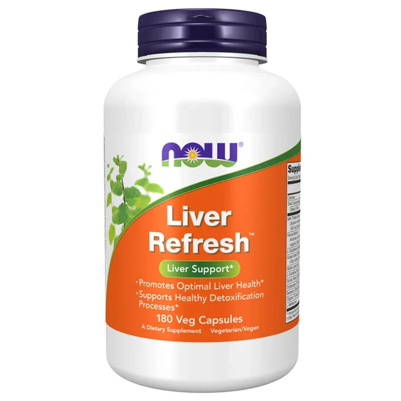 Now Foods Liver Refresh, 180 capsule vegane — preț și oferte