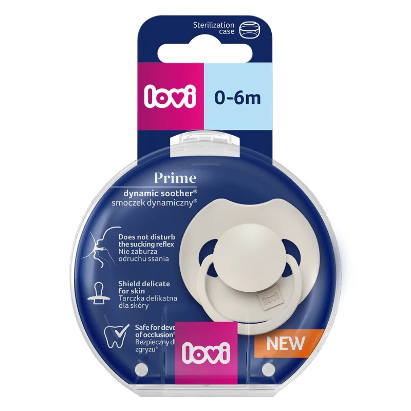 Lovi Prime, suzetă, silicon, dinamic, nucă de cocos, 34/400, 0-6 luni, 1 buc — preț și oferte