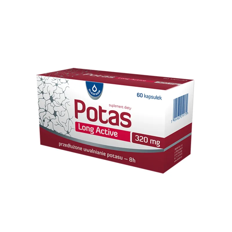 Potasiu Long Active, 60 capsule — preț și oferte