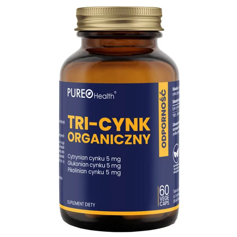 Pureo Health Organic Tri-Cinium, 60 capsule — preț și oferte