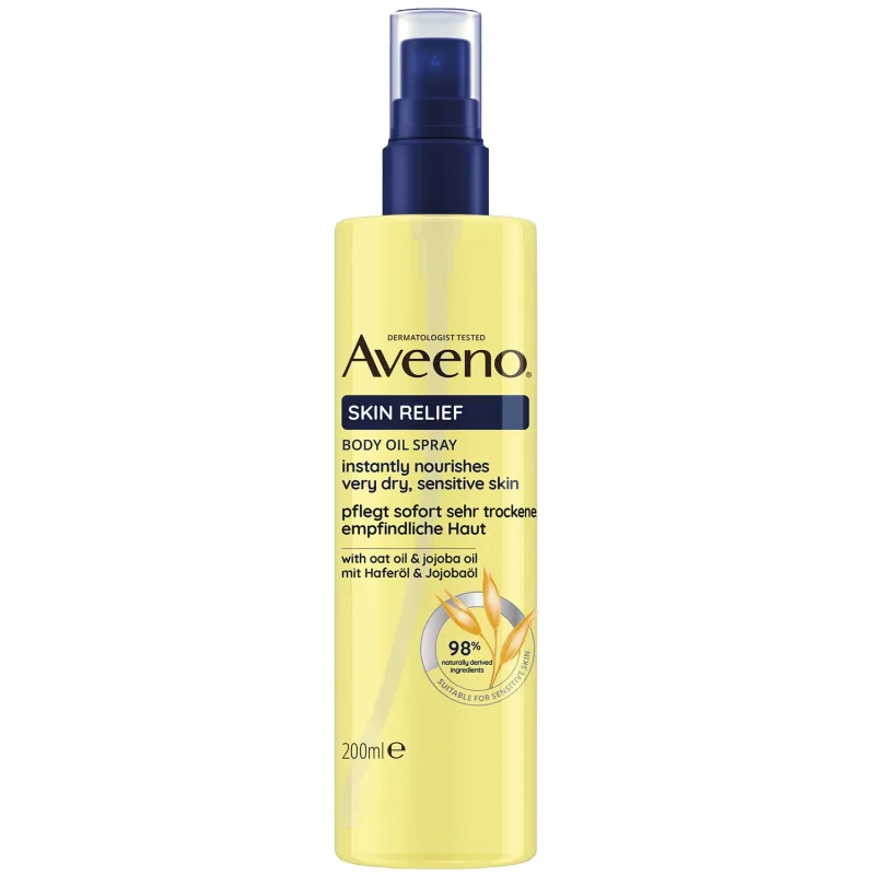 Aveeno Skin Relief, ulei de corp spray, 200 ml — preț și oferte