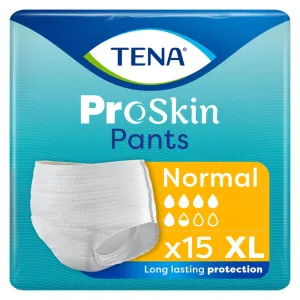 Tena Pants ProSkin, chiloți absorbanți, mărimea XL, 120-160 cm, Normal, 15 bucăți