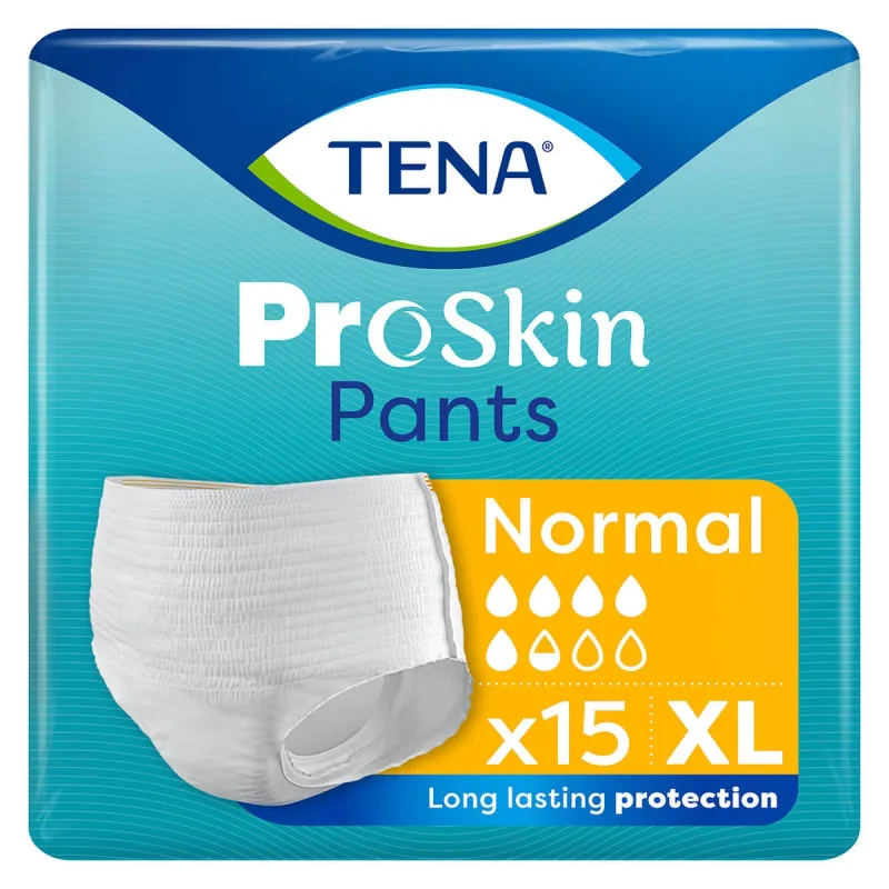 Tena Pants ProSkin, chiloți absorbanți, mărimea XL, 120-160 cm, Normal, 15 bucăți — preț și oferte