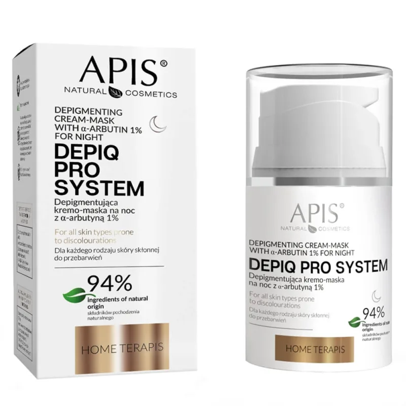Apis Depiq Pro System, cremă-mască de noapte depigmentantă, 50 ml — preț și oferte
