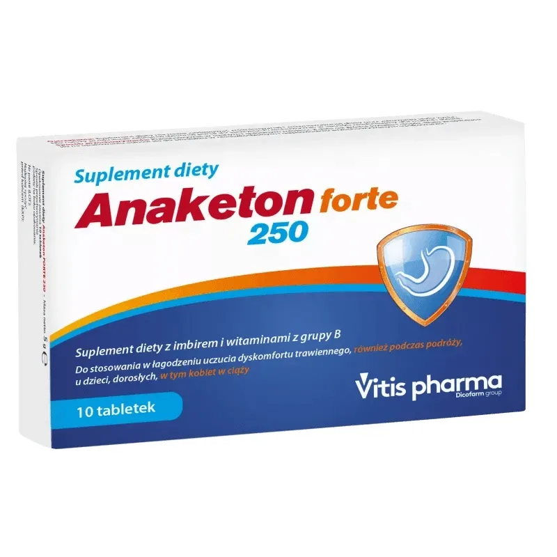 Anaketone Forte 250, 10 comprimate Vitis — preț și oferte