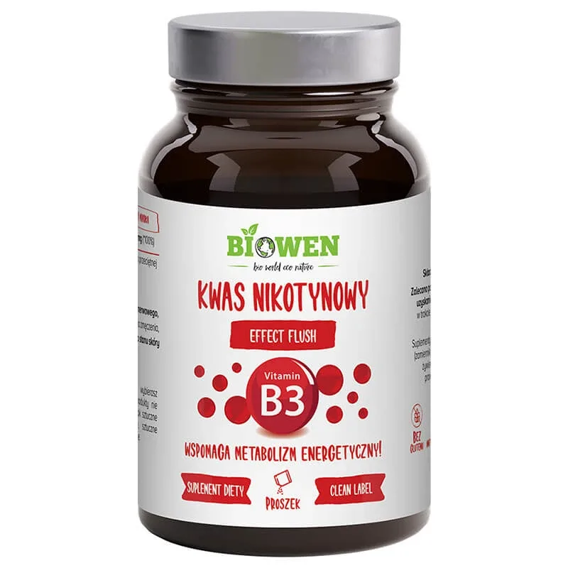 Biowen Acid nicotinic, vitamina B3, 120 g — preț și oferte