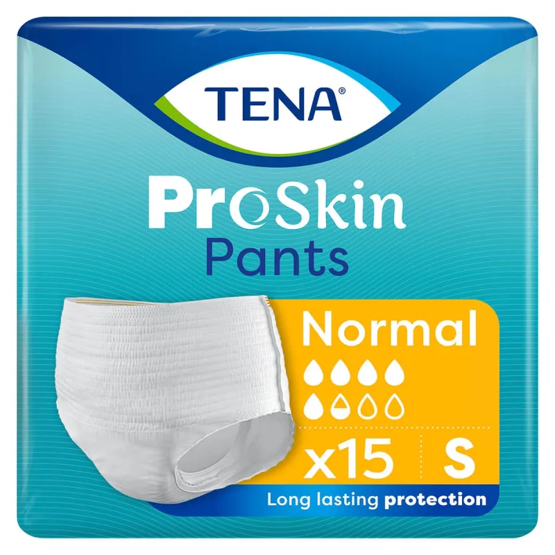 Tena Pants ProSkin, 15 bucăți - chiloți absorbanți, mărimea S, 65-85 cm, Normal, Essity — preț și oferte