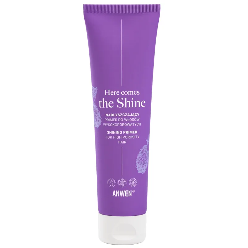Anwen Here Comes The Shine, grund de strălucire pentru părul foarte poros, 100 ml — preț și oferte