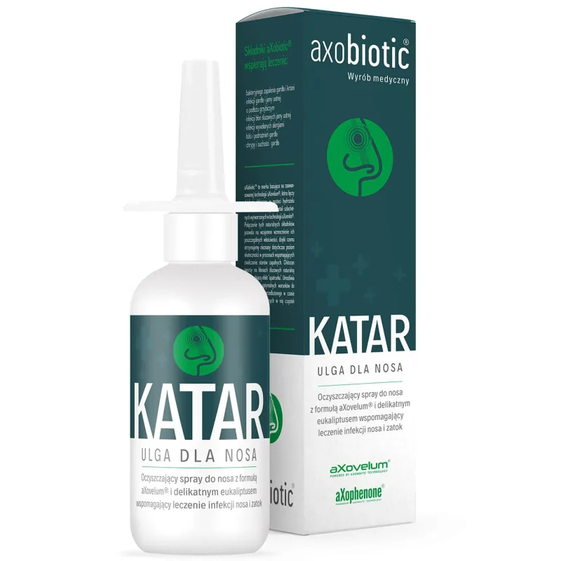 Axobiotic Rhinitis, spray de curățare nazală pentru adulți și copii de la 3 ani, 30 ml — preț și oferte