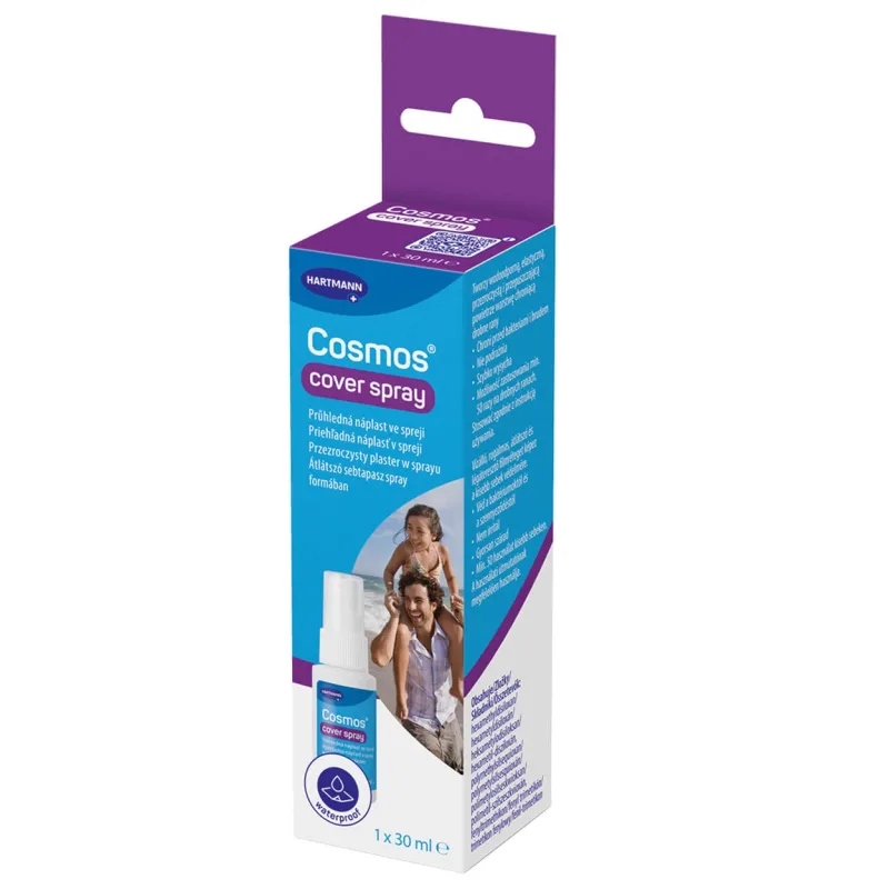 Cosmos Cover, plasture spray transparent, rezistent la apă, 30 ml — preț și oferte