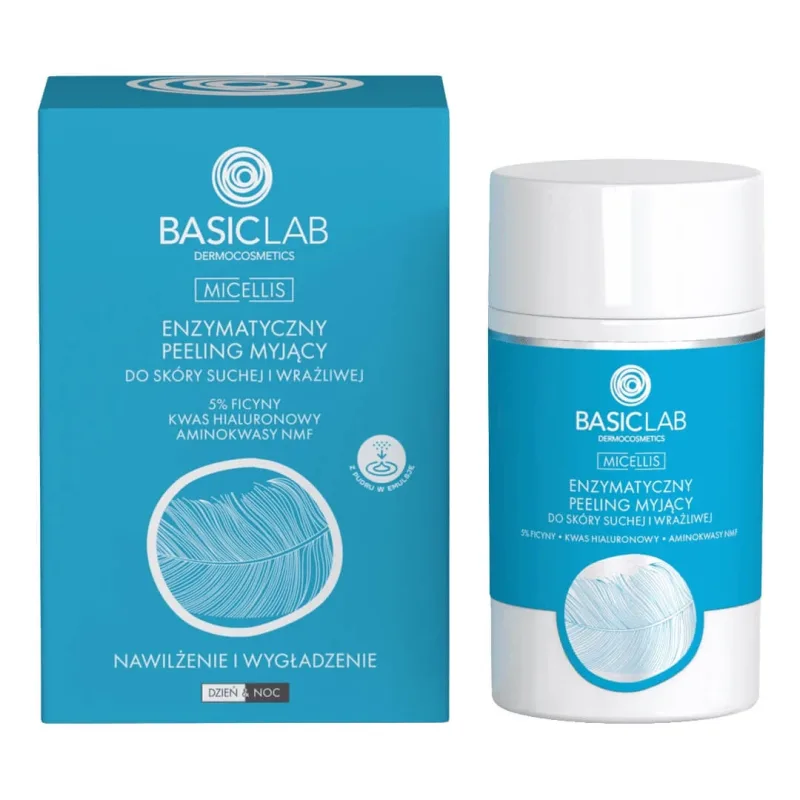 BasicLab, scrub enzimatic de curățare pentru piele uscată și sensibilă, 35 g — preț și oferte