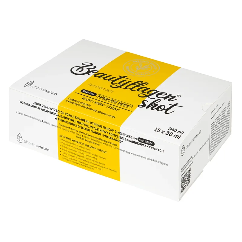 Beautyllagen, shot, 15 x 30 ml PharmaVerum — preț și oferte