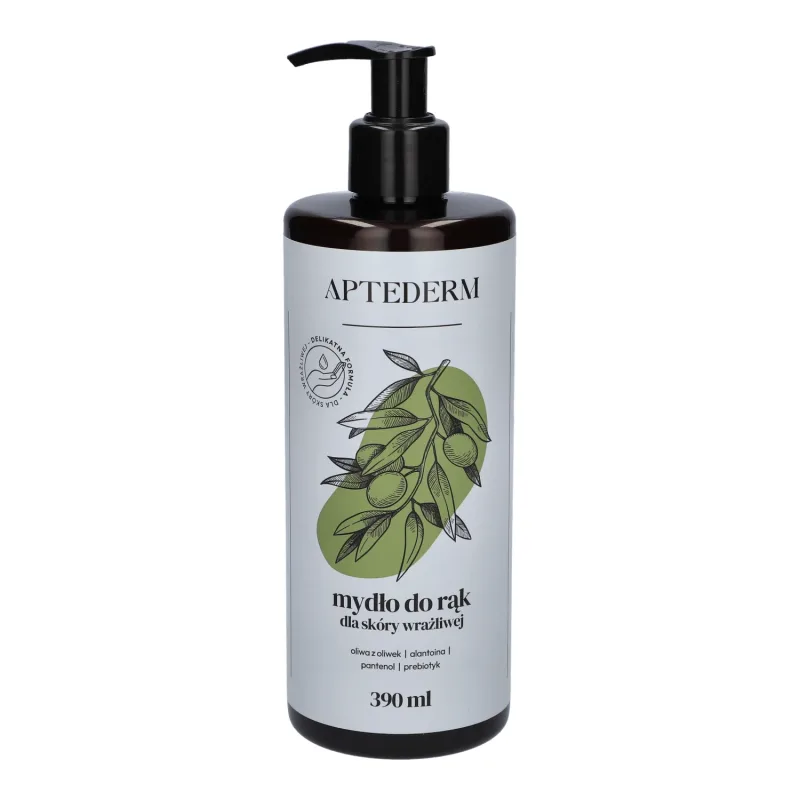 Aptederm, săpun de mâini pentru piele sensibilă, 390 ml — preț și oferte
