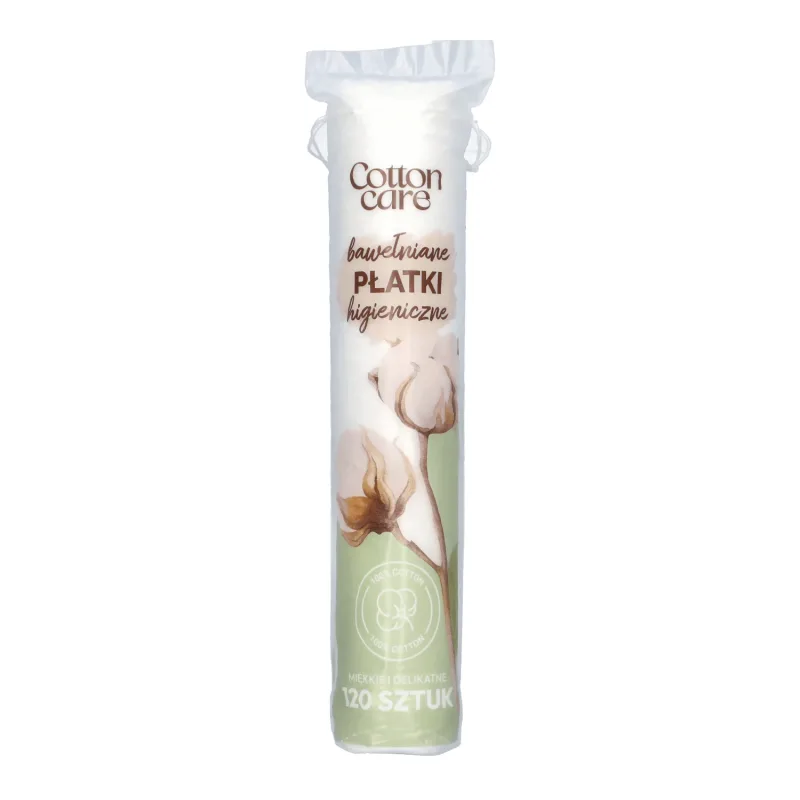CottonCare, tampoane de bumbac, rotunde, 120 bucăți — preț și oferte