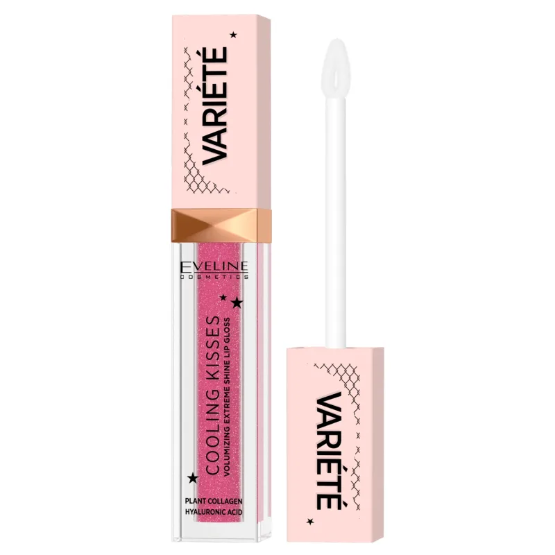 Eveline Cosmetics Variete Cooling Kiss, luciu de buze volumizator cu efect de răcire, nr. 06, 6,8 ml — preț și oferte