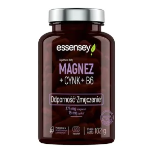 Essensey Magneziu + Zinc + B6, 120 capsule