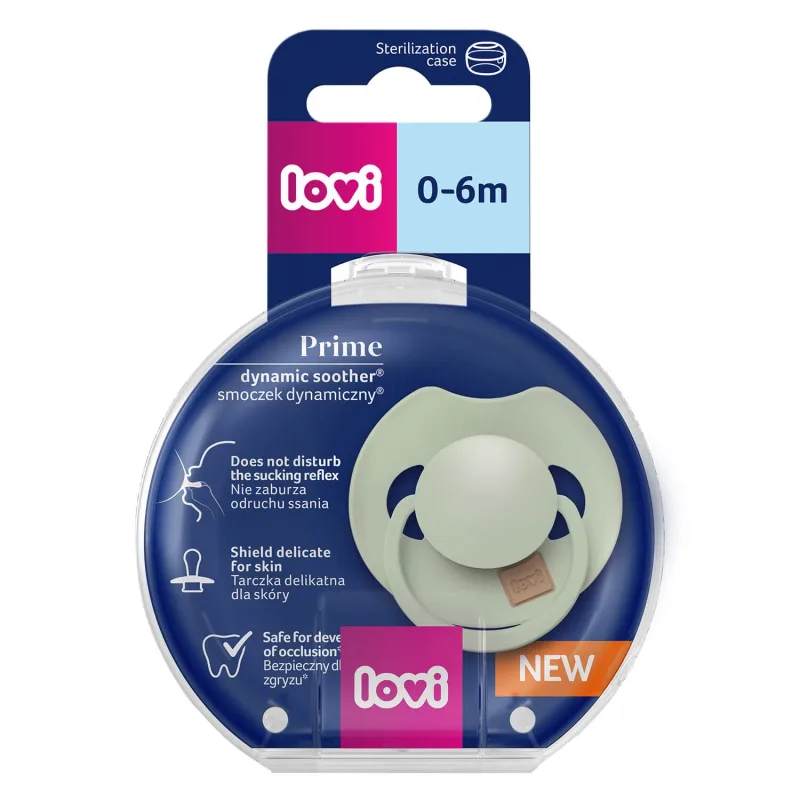 Lovi Prime, suzetă, silicon, dinamic, Pistachio, 34/412, 0-6 luni, 1 buc — preț și oferte