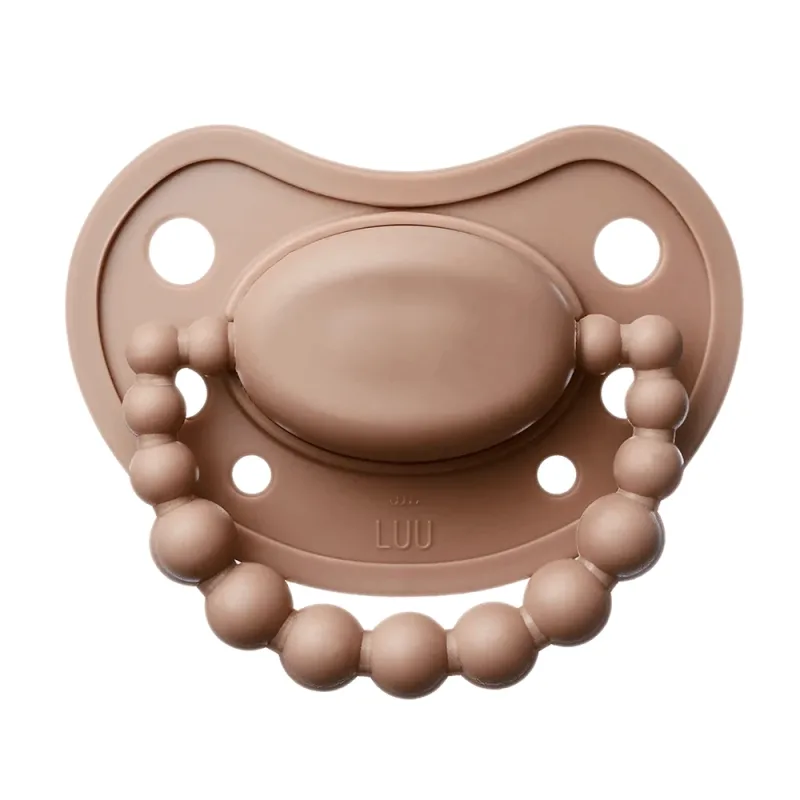 Luu Kids, suzetă, poziționare, silicon, Milk Hazelnut, de la 6 luni, 1 buc — preț și oferte