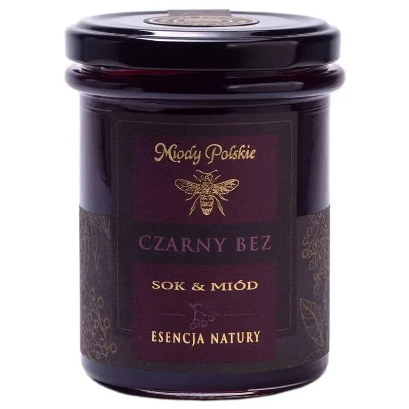 Miere poloneză Juice & Honey, boabe de soc, 250 g — preț și oferte