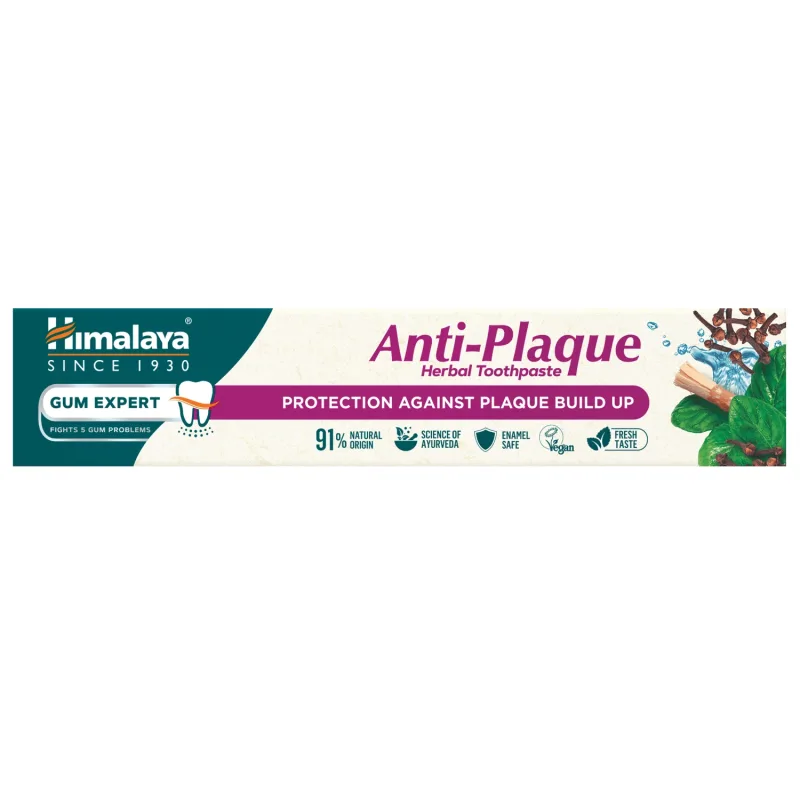 Himalaya Anti Plaque, pastă de dinți protectoare, împotriva cariilor dentare, fără fluor, 75 ml — preț și oferte