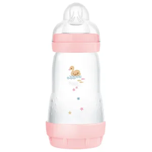 MAM Perfect Start Anti-Colic, biberon anti-colic, cu tetină din silicon, Sealife, fetiță, de la 4 luni, 320 ml