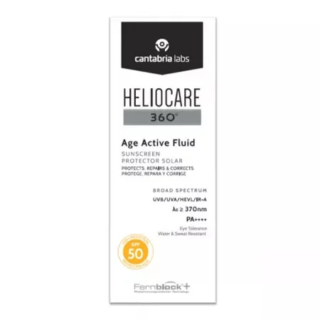 Heliocare 360 Age Active Fluid SPF 50, 50 ml CANTABRIA — preț și oferte