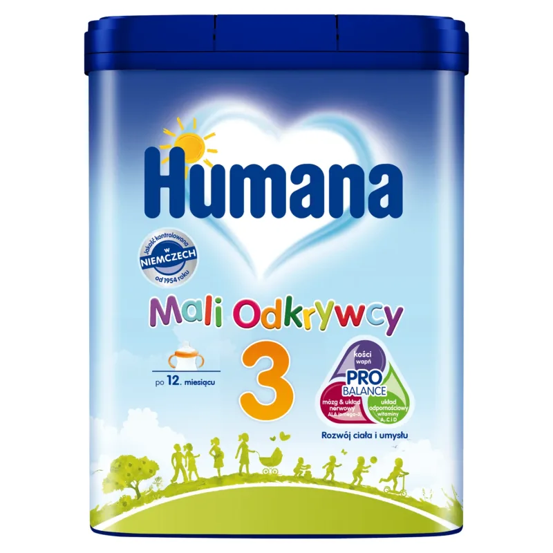 Humana 3 Little Explorers, produs pe bază de lapte, după 12 luni, 650 g — preț și oferte