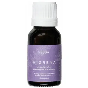 Hebda, amestec de uleiuri esențiale pentru migrene, 15 ml