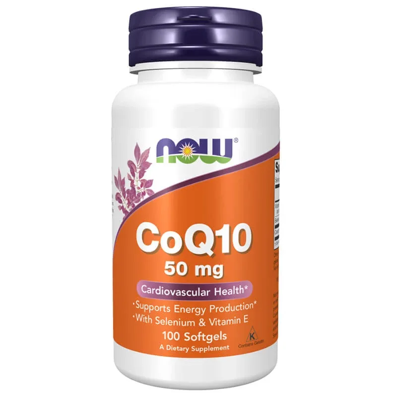 Now Foods CoQ10, coenzima Q10 cu vitamina E și seleniu, 100 capsule moi — preț și oferte