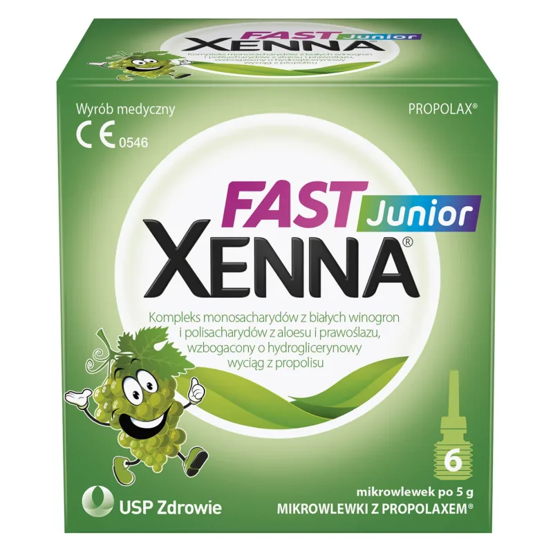 Xenna Fast Junior, micro-infuzie pentru copii peste 1 an, 6 unități — preț și oferte