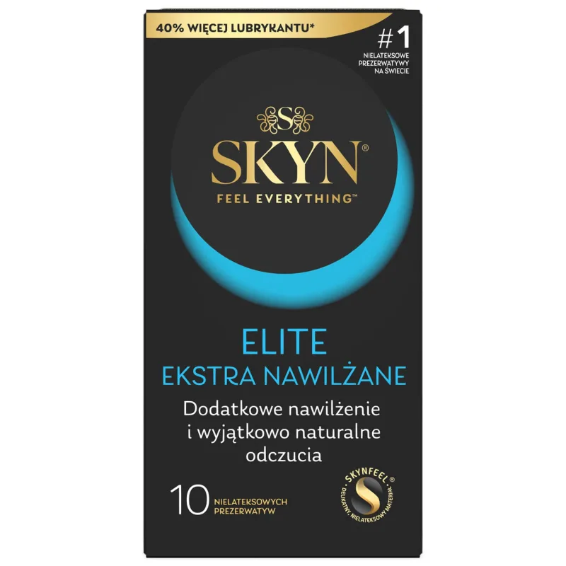 Unimil Skyn Elite Extra Lubricated, prezervative non-latex, extra umezite, 10 bucăți — preț și oferte