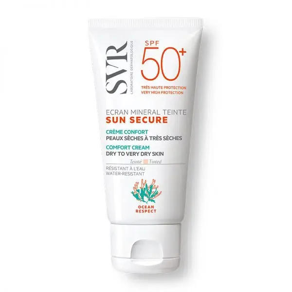 Crema nuantatoare Sun Secure ten uscat, SPF50+, 50 ml, SVR — preț și oferte