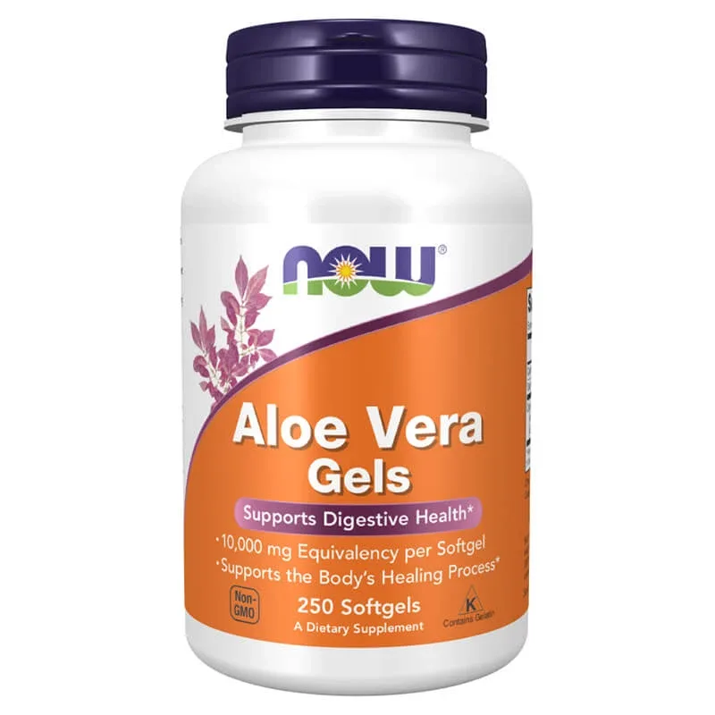 Now Foods Aloe Vera Gels, 250 capsule moi — preț și oferte
