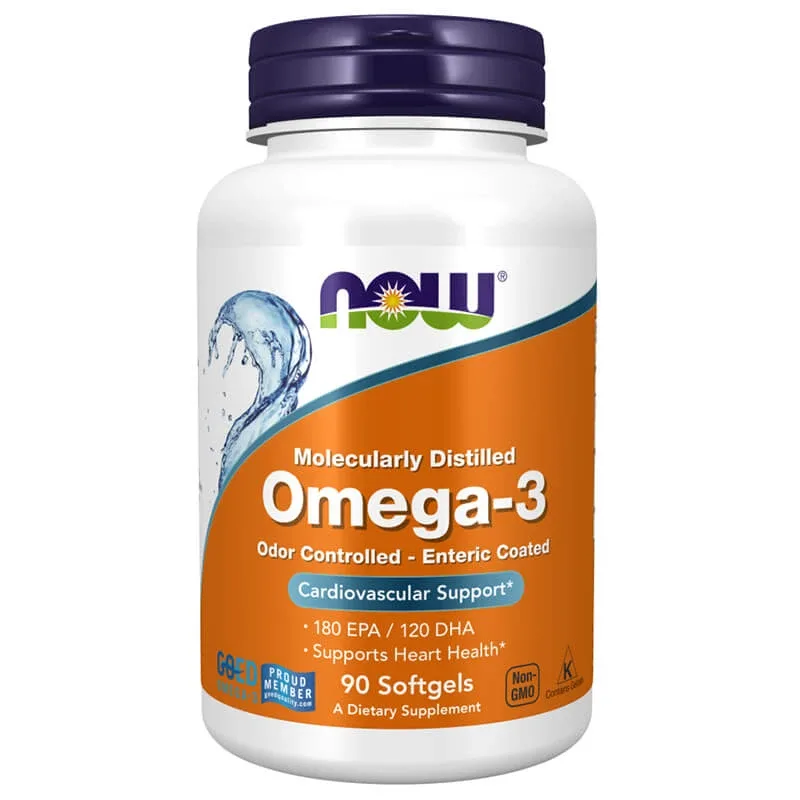 Now Foods Omega-3 1000 mg, 90 capsule — preț și oferte