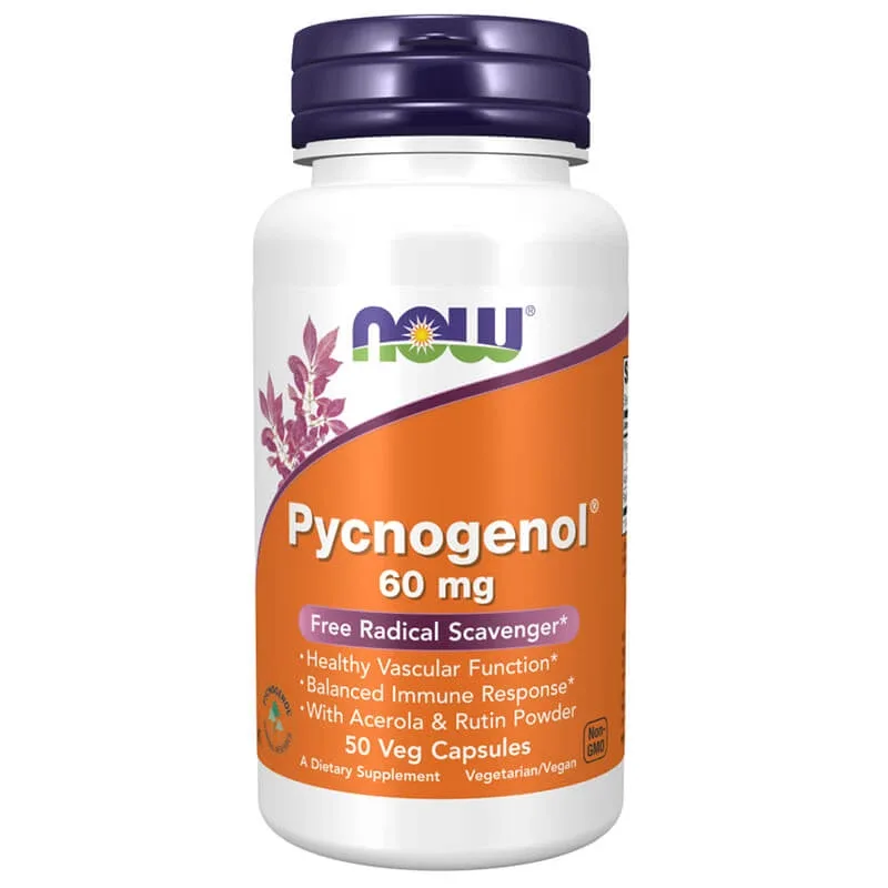 Now Foods Pycnogenol 60 mg, 50 capsule — preț și oferte