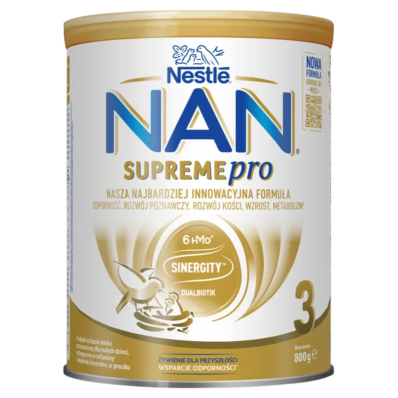 Nestle NAN Supremepro 3 HMO, lapte de continuare pentru sugari peste 1 an, 800 g — preț și oferte