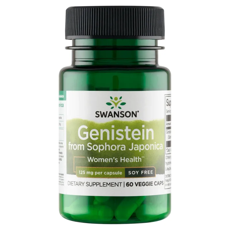 Swanson Genistein din Sophora Japonica 125 mg, 60 capsule vegetariene — preț și oferte