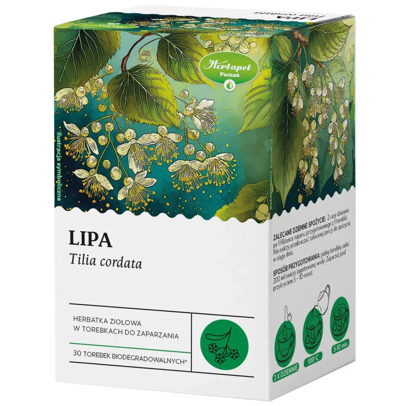 Herbapol Lipa, ceai de plante, 30 pliculețe biodegradabile — preț și oferte