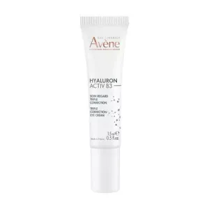 Crema de ochi cu tripla actiune Hyaluron Activ B3, 15 ml, Avene