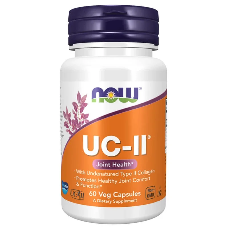 Now Foods UC-II Colagen de tip II, 60 capsule vegetale — preț și oferte