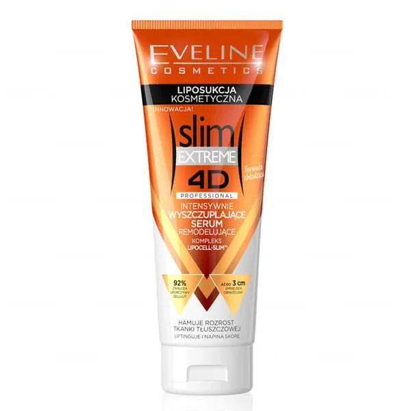 Eveline Cosmetics Slim Extreme 4D, ser remodelant intensiv de slăbire, 250 ml — preț și oferte