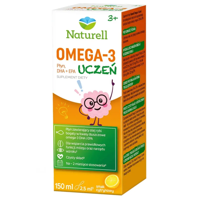 Naturell Omega-3 Student, 150 ml — preț și oferte